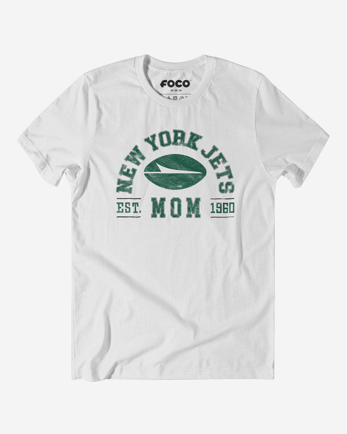 New York Jets Mom Arched T-Shirt FOCO S - FOCO.com