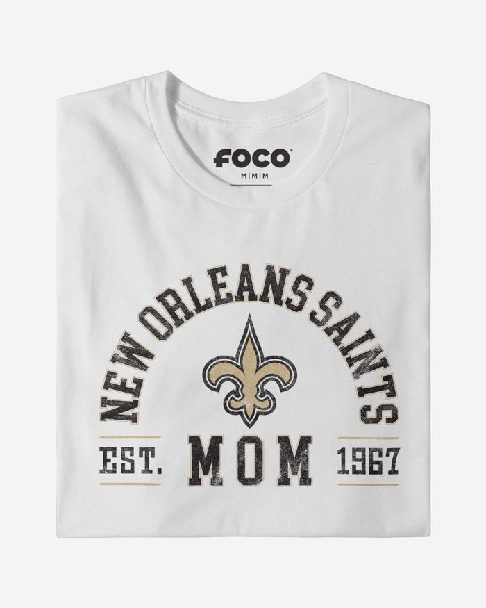 New Orleans Saints Mom Arched T-Shirt FOCO - FOCO.com
