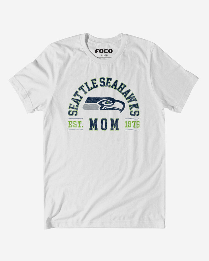 Seattle Seahawks Mom Arched T-Shirt FOCO S - FOCO.com
