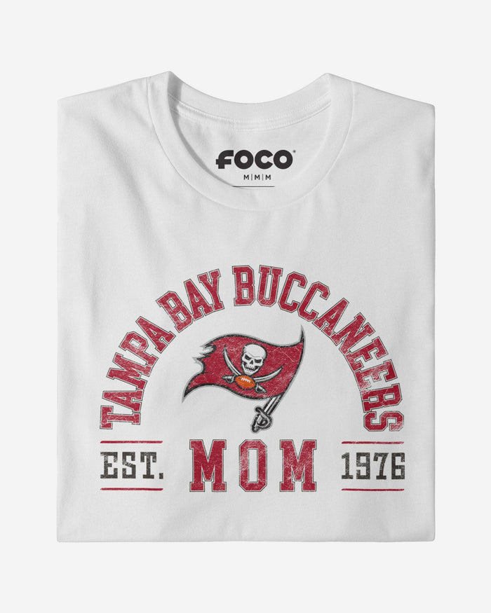 Tampa Bay Buccaneers Mom Arched T-Shirt FOCO - FOCO.com