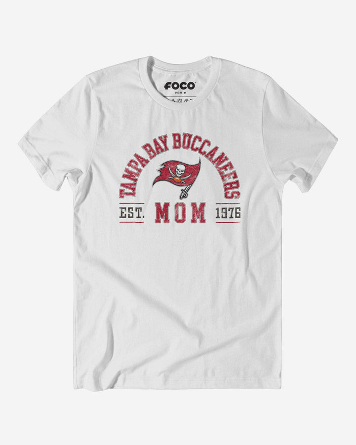 Tampa Bay Buccaneers Mom Arched T-Shirt FOCO S - FOCO.com