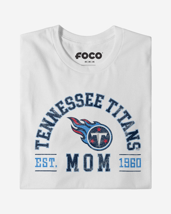 Tennessee Titans Mom Arched T-Shirt FOCO - FOCO.com