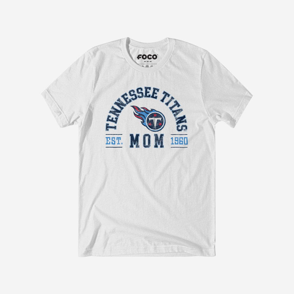 Tennessee Titans Mom Arched T-Shirt FOCO S - FOCO.com