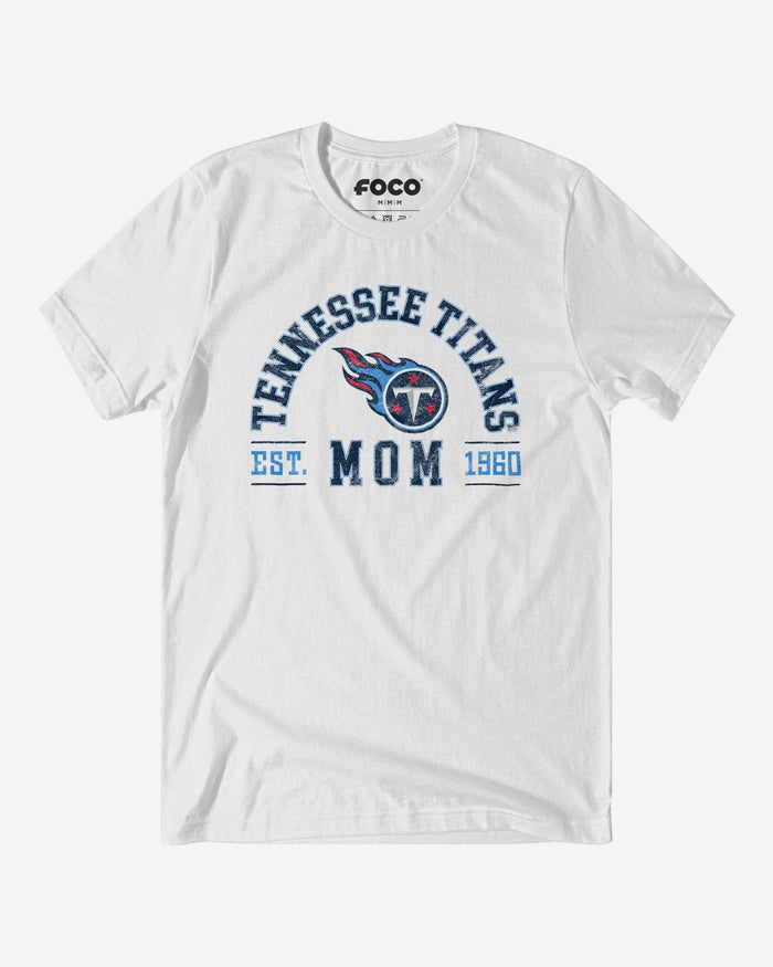 Tennessee Titans Mom Arched T-Shirt FOCO S - FOCO.com