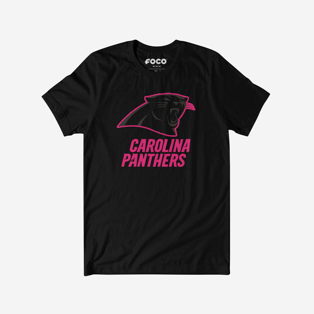 Carolina Panthers Highlight Reel T-Shirt FOCO Black/Neon Pink S - FOCO.com