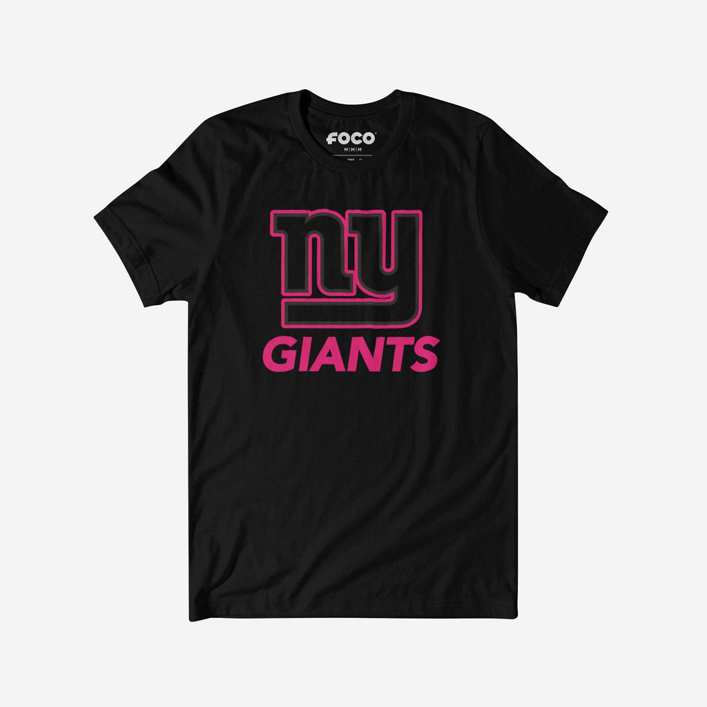 New York Giants Highlight Reel T-Shirt FOCO Black/Neon Pink S - FOCO.com