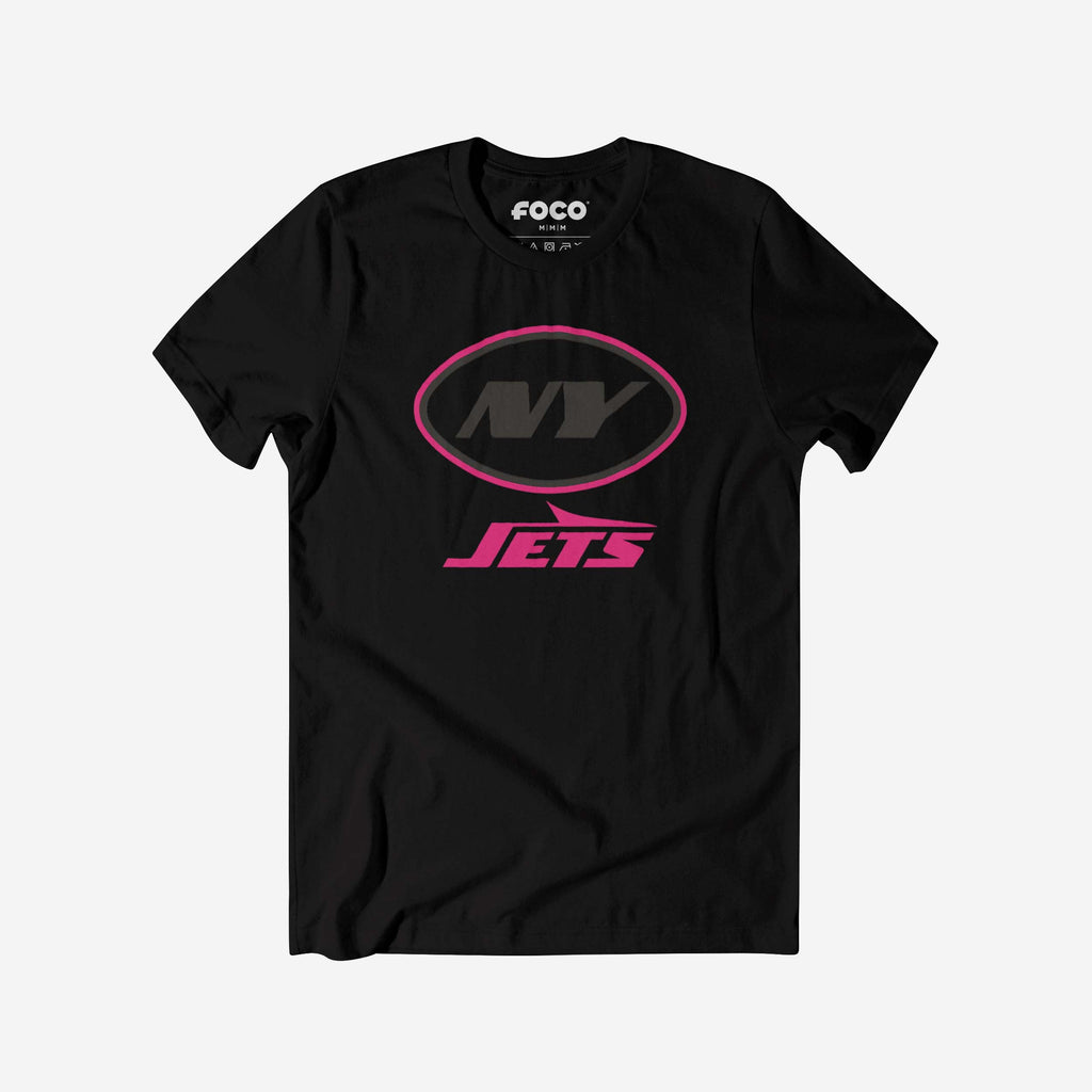 New York Jets Highlight Reel T-Shirt FOCO Black/Neon Pink S - FOCO.com