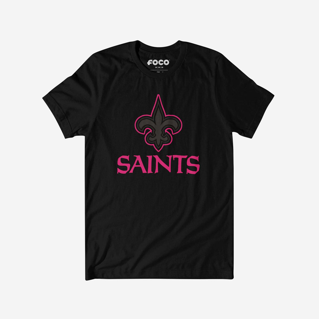 New Orleans Saints Highlight Reel T-Shirt FOCO Black/Neon Pink S - FOCO.com