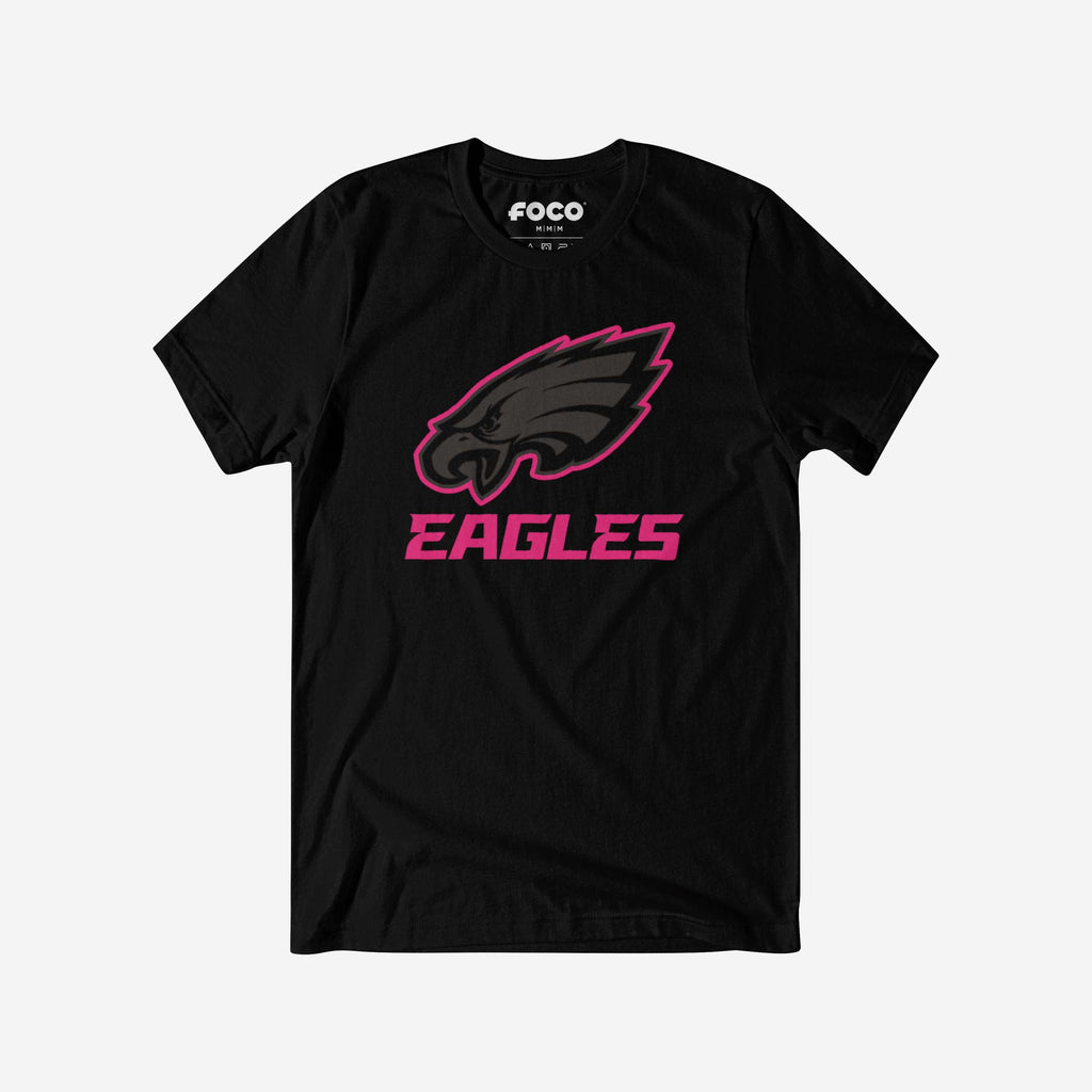 Philadelphia Eagles Highlight Reel T-Shirt FOCO Black/Neon Pink S - FOCO.com