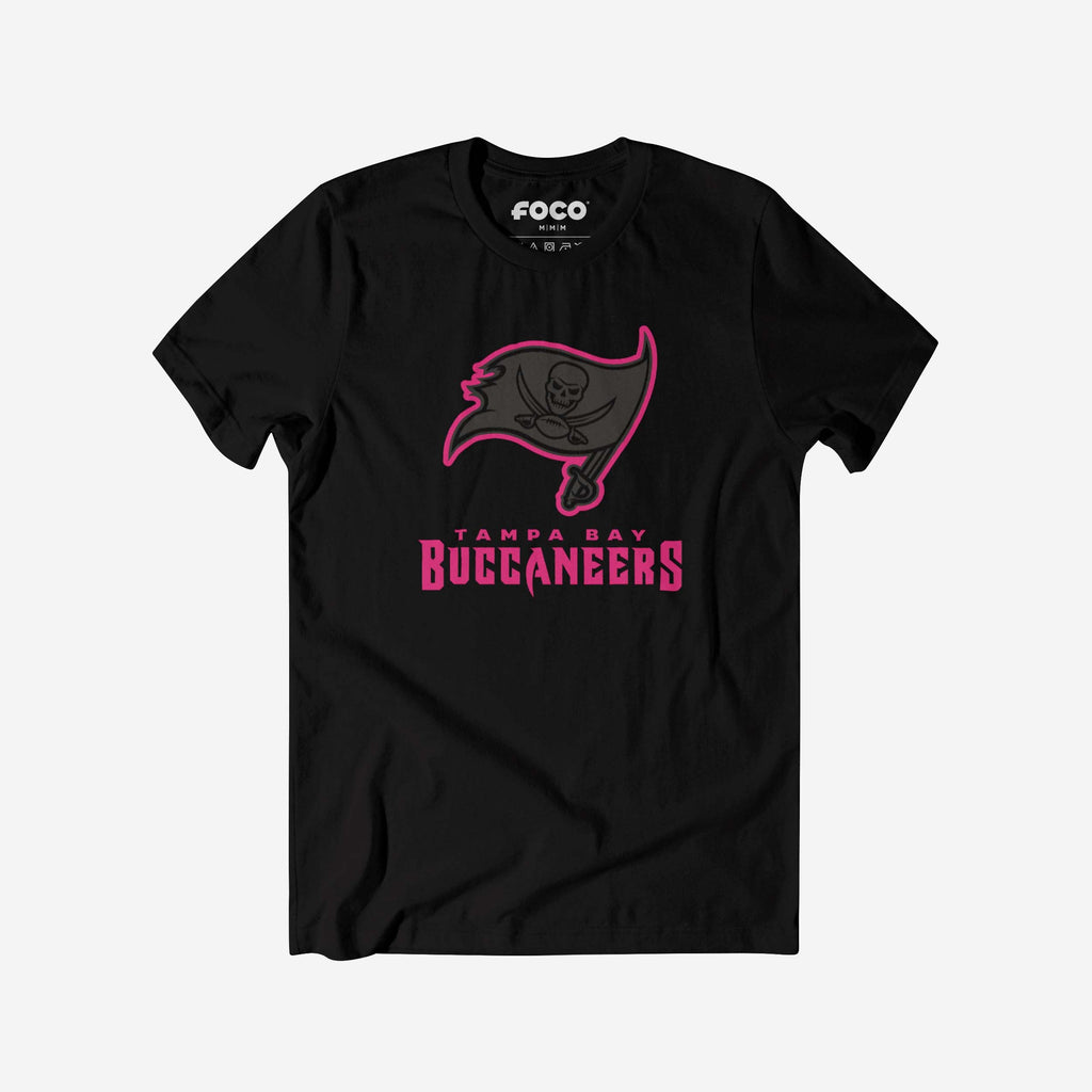 Tampa Bay Buccaneers Highlight Reel T-Shirt FOCO Black/Neon Pink S - FOCO.com