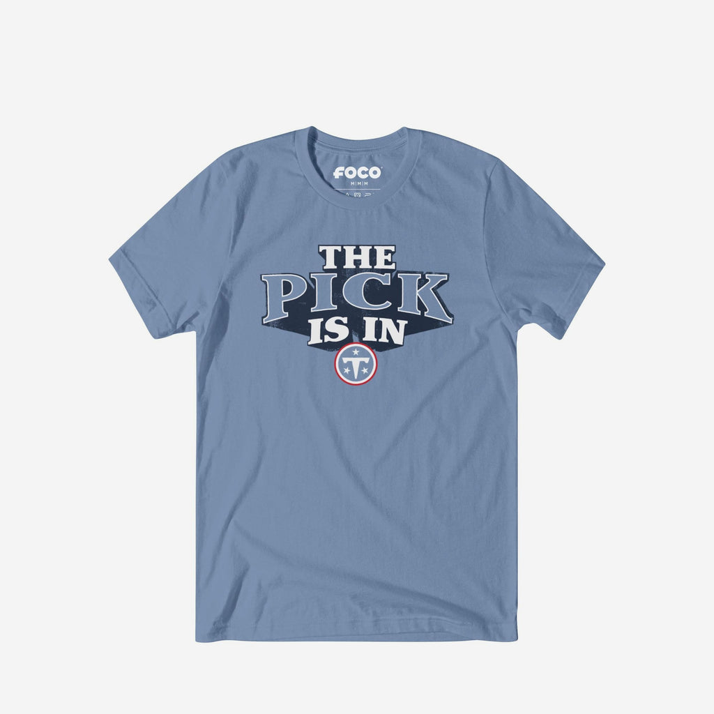 Tennessee Titans Pick Is In T-Shirt FOCO S - FOCO.com