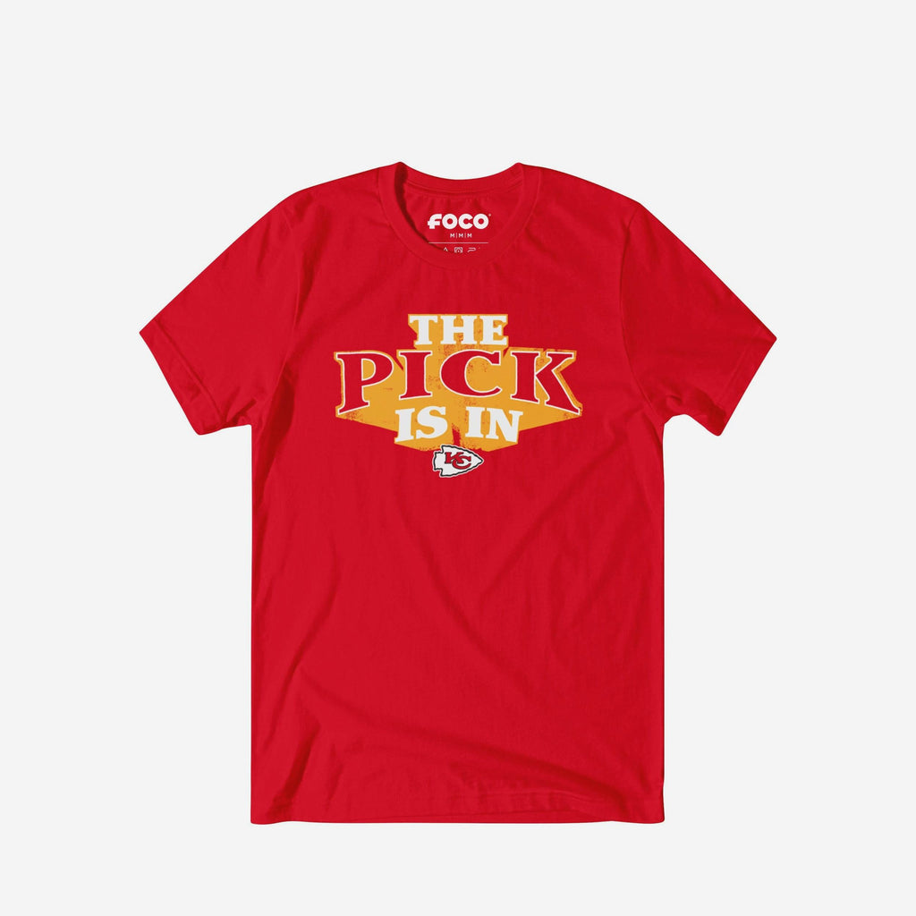 Kansas City Chiefs Pick Is In T-Shirt FOCO S - FOCO.com