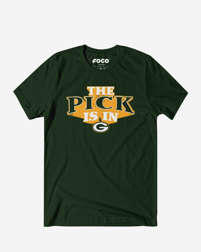 Green Bay Packers Pick Is In T-Shirt FOCO S - FOCO.com