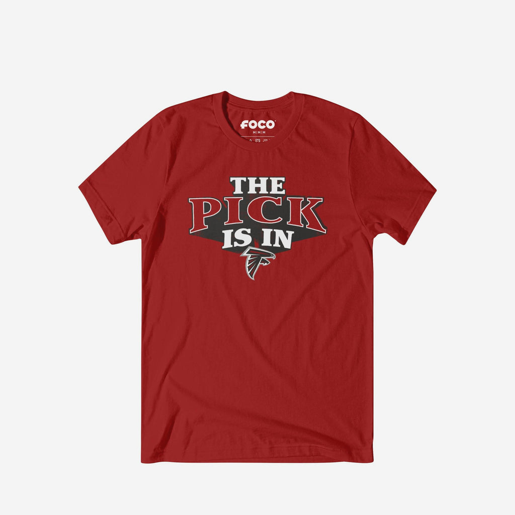 Atlanta Falcons Pick Is In T-Shirt FOCO S - FOCO.com