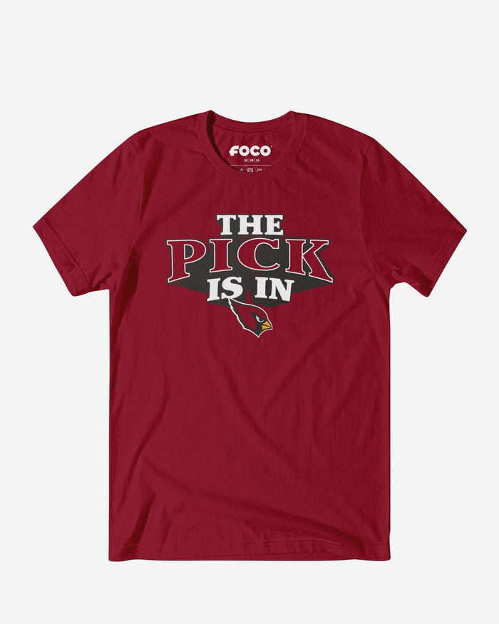 Arizona Cardinals Pick Is In T-Shirt FOCO S - FOCO.com
