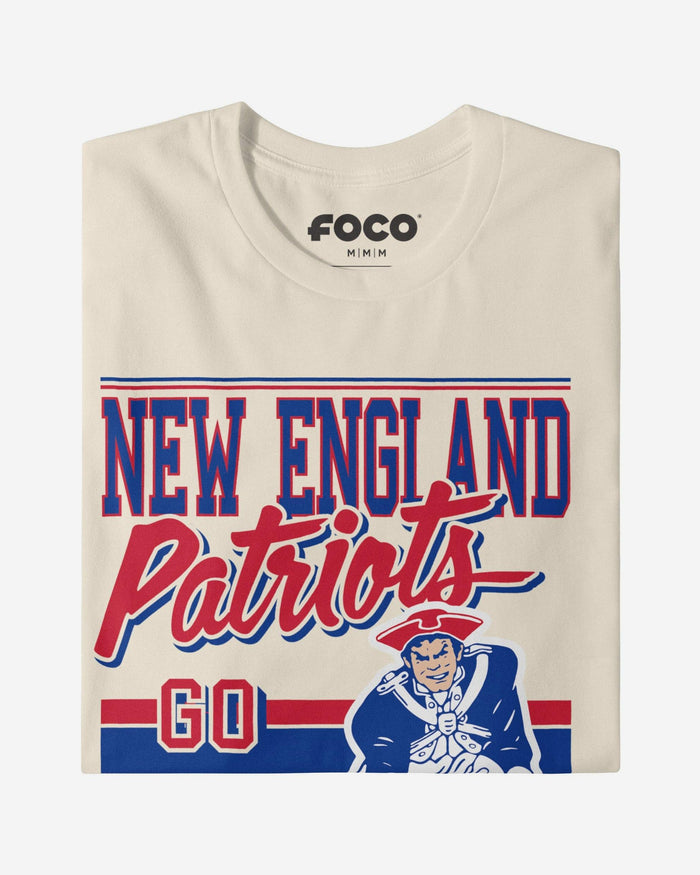 New England Patriots Spirit Script T-Shirt FOCO S - FOCO.com