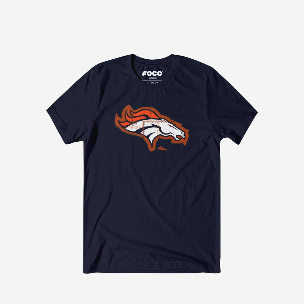 Denver Broncos Rivet Logo T-Shirt FOCO S - FOCO.com
