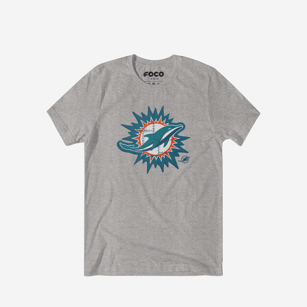 Miami Dolphins Rivet Logo T-Shirt FOCO S - FOCO.com