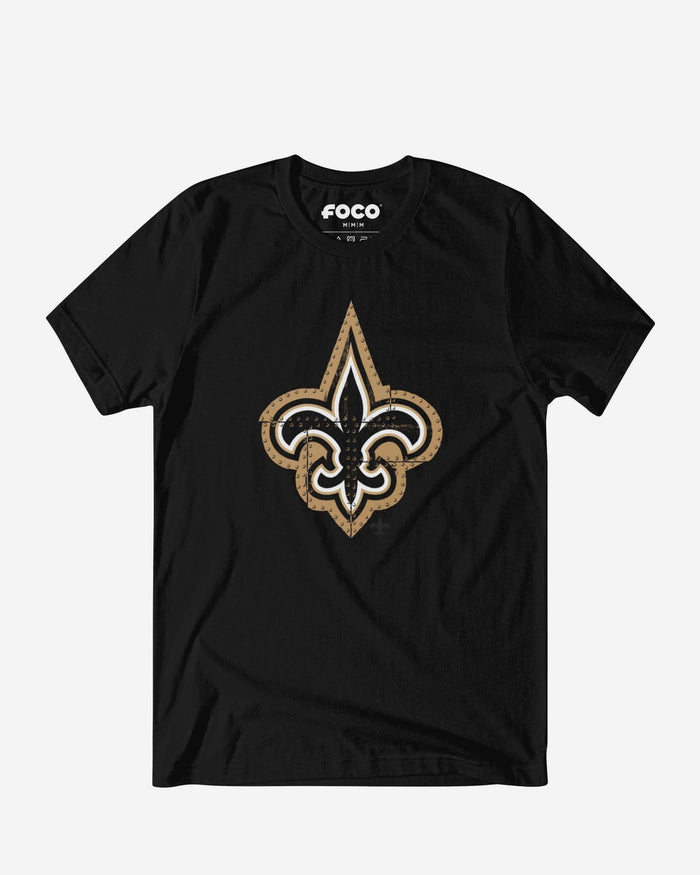 New Orleans Saints Rivet Logo T-Shirt FOCO S - FOCO.com