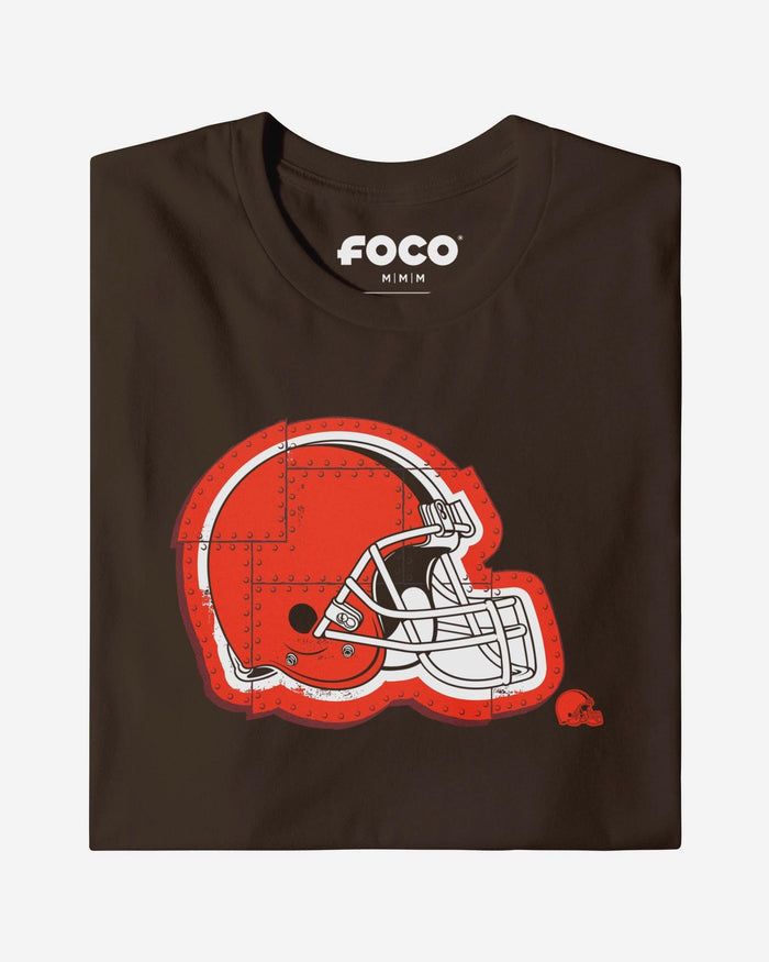 Cleveland Browns Rivet Logo T-Shirt FOCO S - FOCO.com