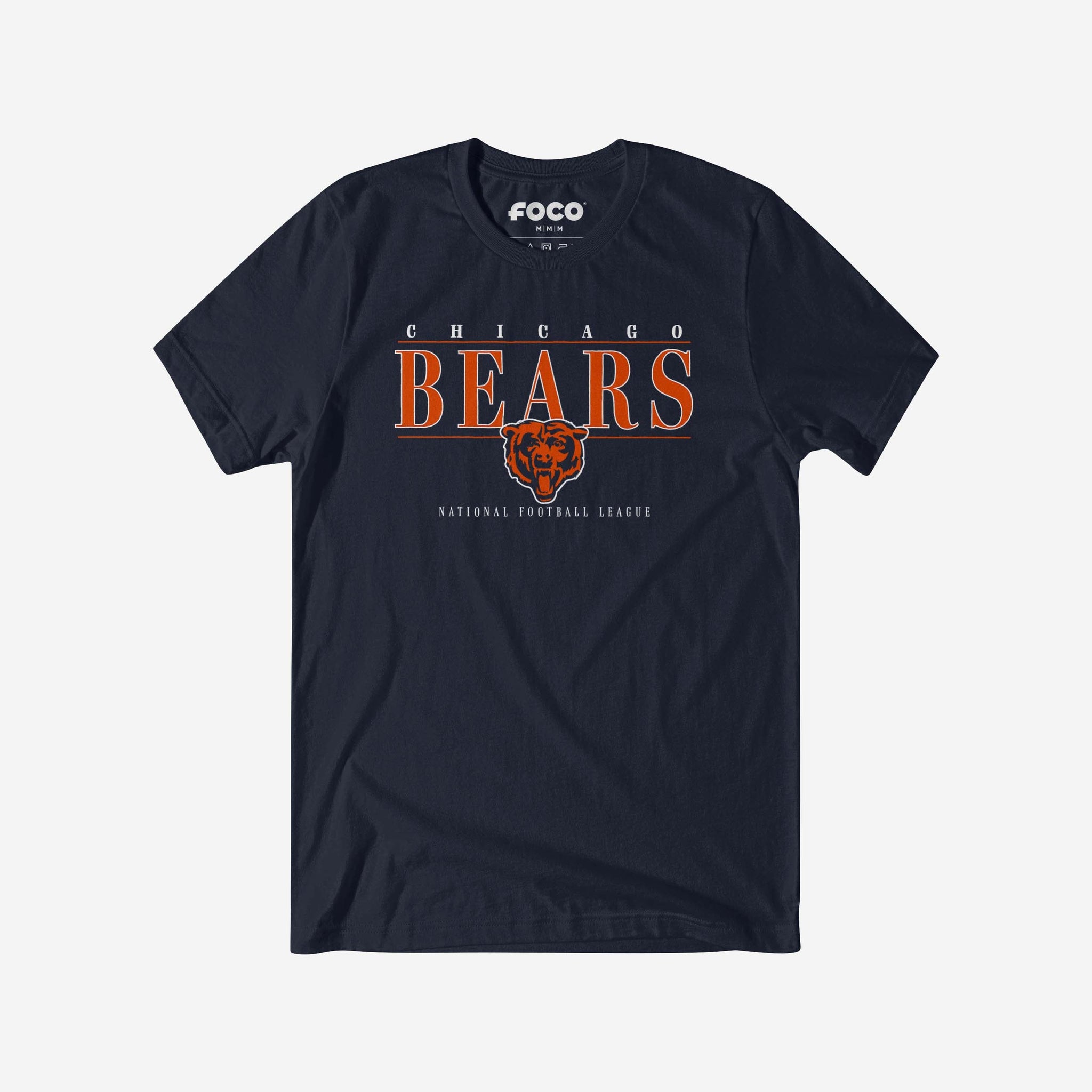 chicago bears dress shirt Men's J. Palmer White Chicago Bears Man-In-Motion Long Sleeve Button-Up Dress Shirt