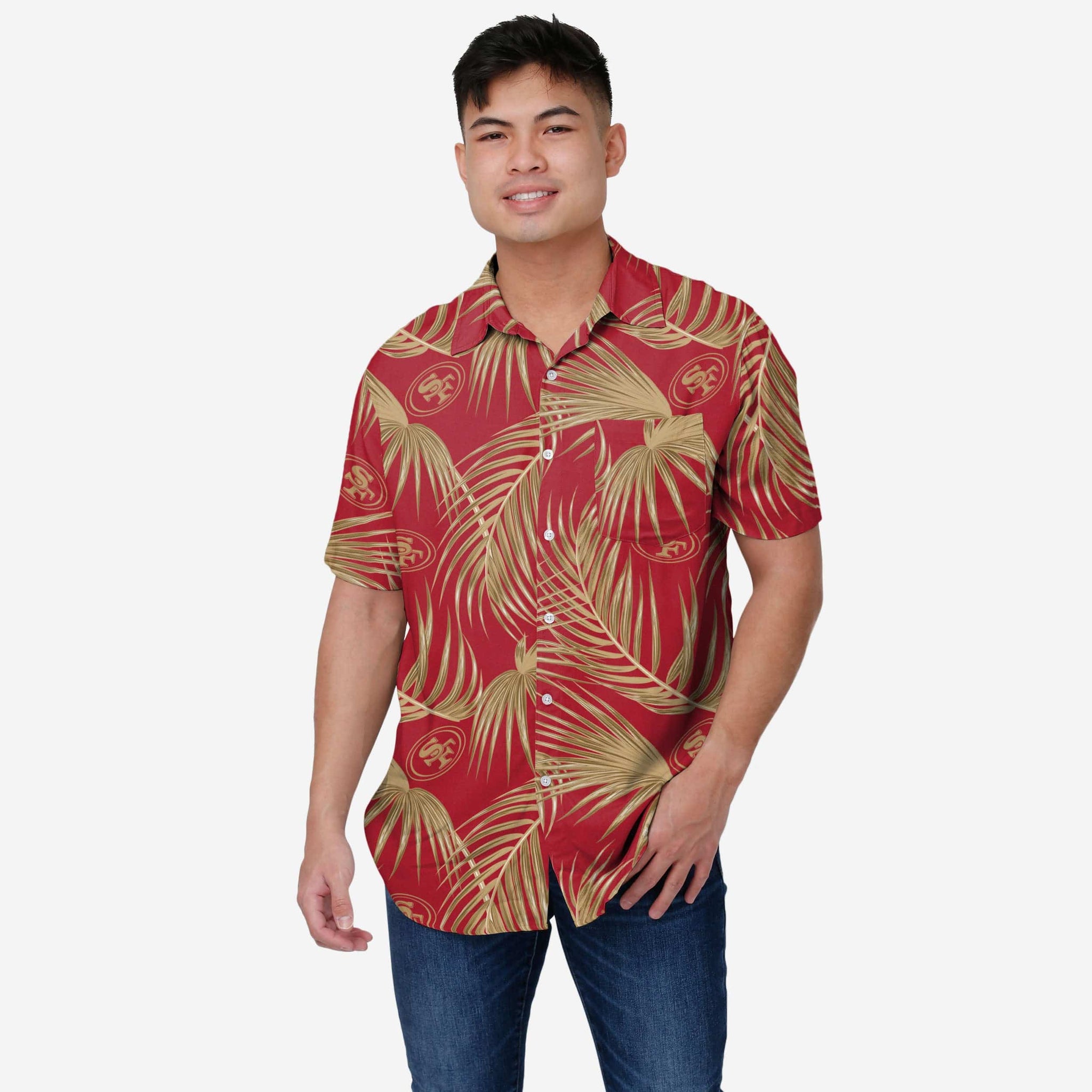 NFL San Francisco 49ers Hawaiian Shirt Symbol Louis Vuitton