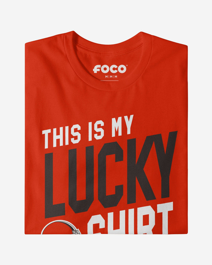 Cleveland Browns This Is My Lucky T-Shirt FOCO - FOCO.com