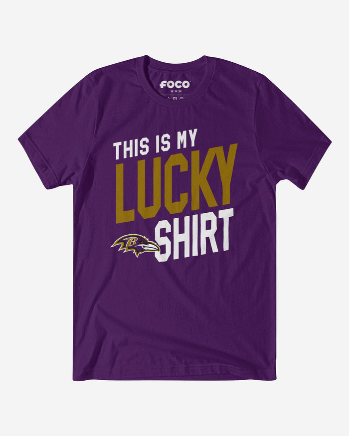 Baltimore Ravens This Is My Lucky T-Shirt FOCO S - FOCO.com