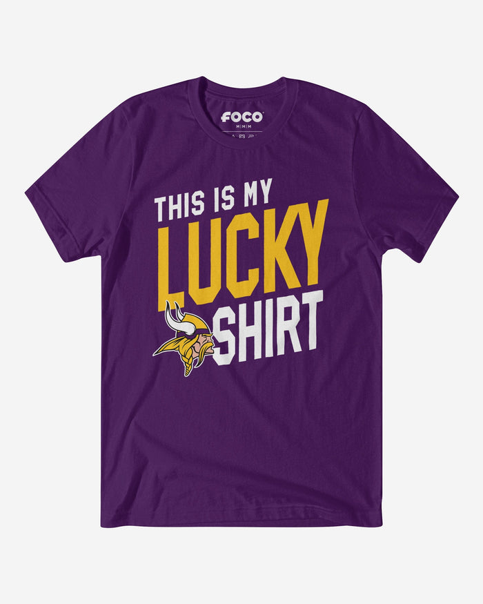 Minnesota Vikings This Is My Lucky T-Shirt FOCO S - FOCO.com