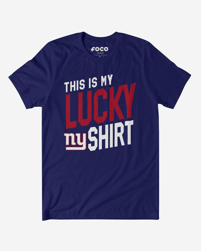 New York Giants This Is My Lucky T-Shirt FOCO S - FOCO.com