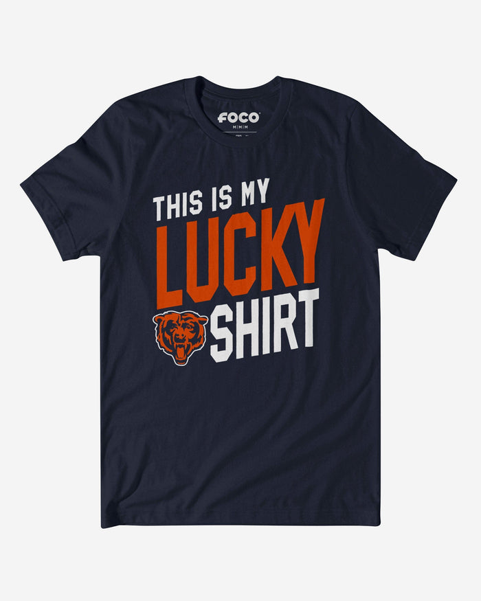 Chicago Bears This Is My Lucky T-Shirt FOCO S - FOCO.com
