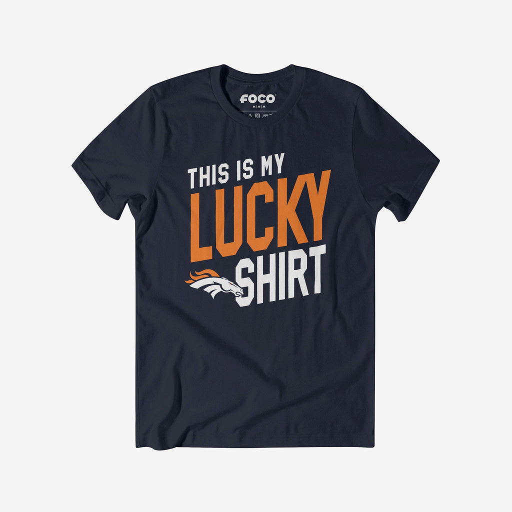 Denver Broncos This Is My Lucky T-Shirt FOCO S - FOCO.com