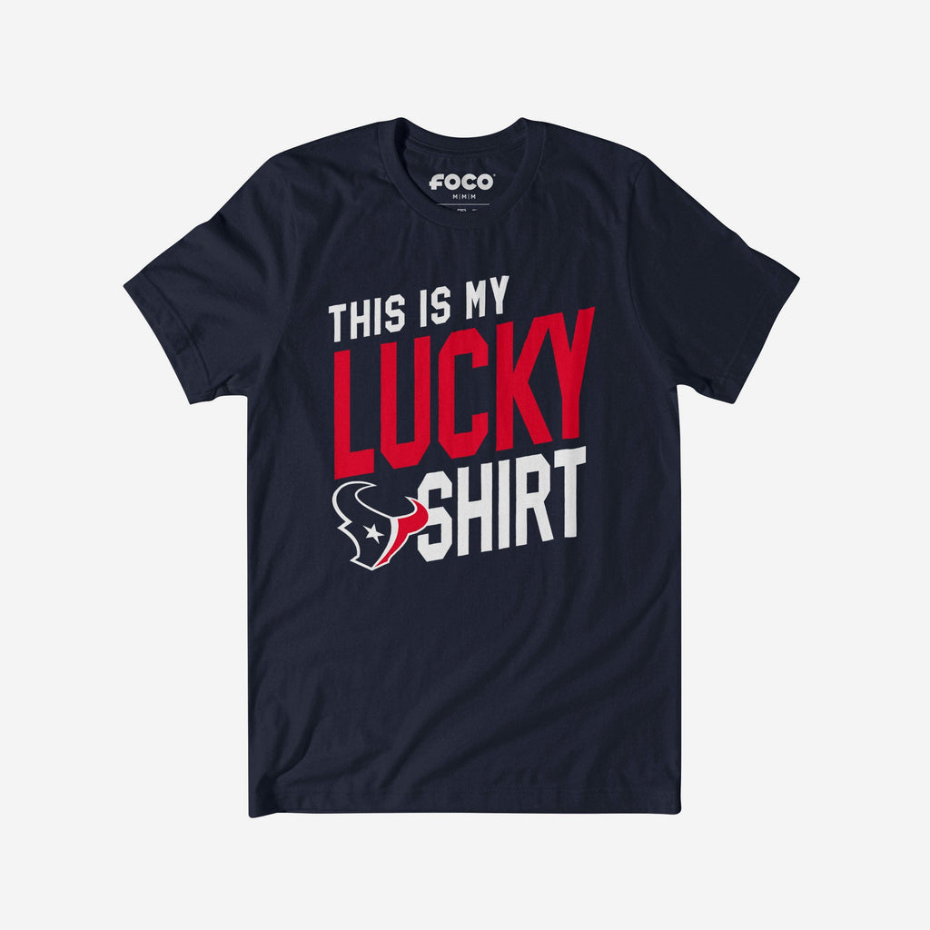 Houston Texans This Is My Lucky T-Shirt FOCO S - FOCO.com