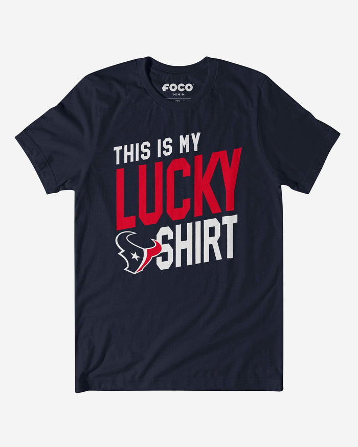 Houston Texans This Is My Lucky T-Shirt FOCO S - FOCO.com
