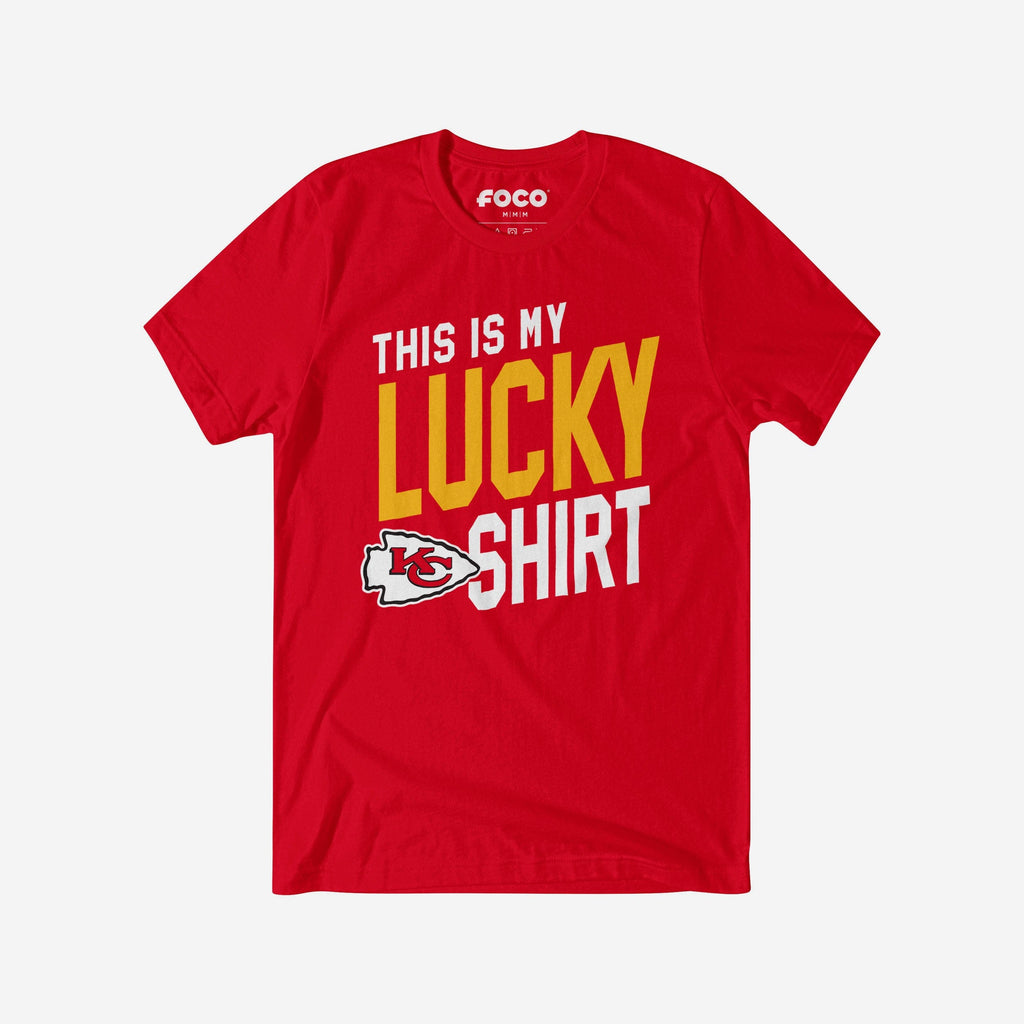 Kansas City Chiefs This Is My Lucky T-Shirt FOCO S - FOCO.com