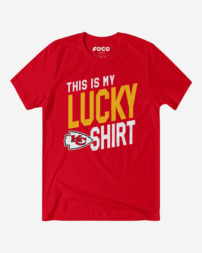 Kansas City Chiefs This Is My Lucky T-Shirt FOCO S - FOCO.com
