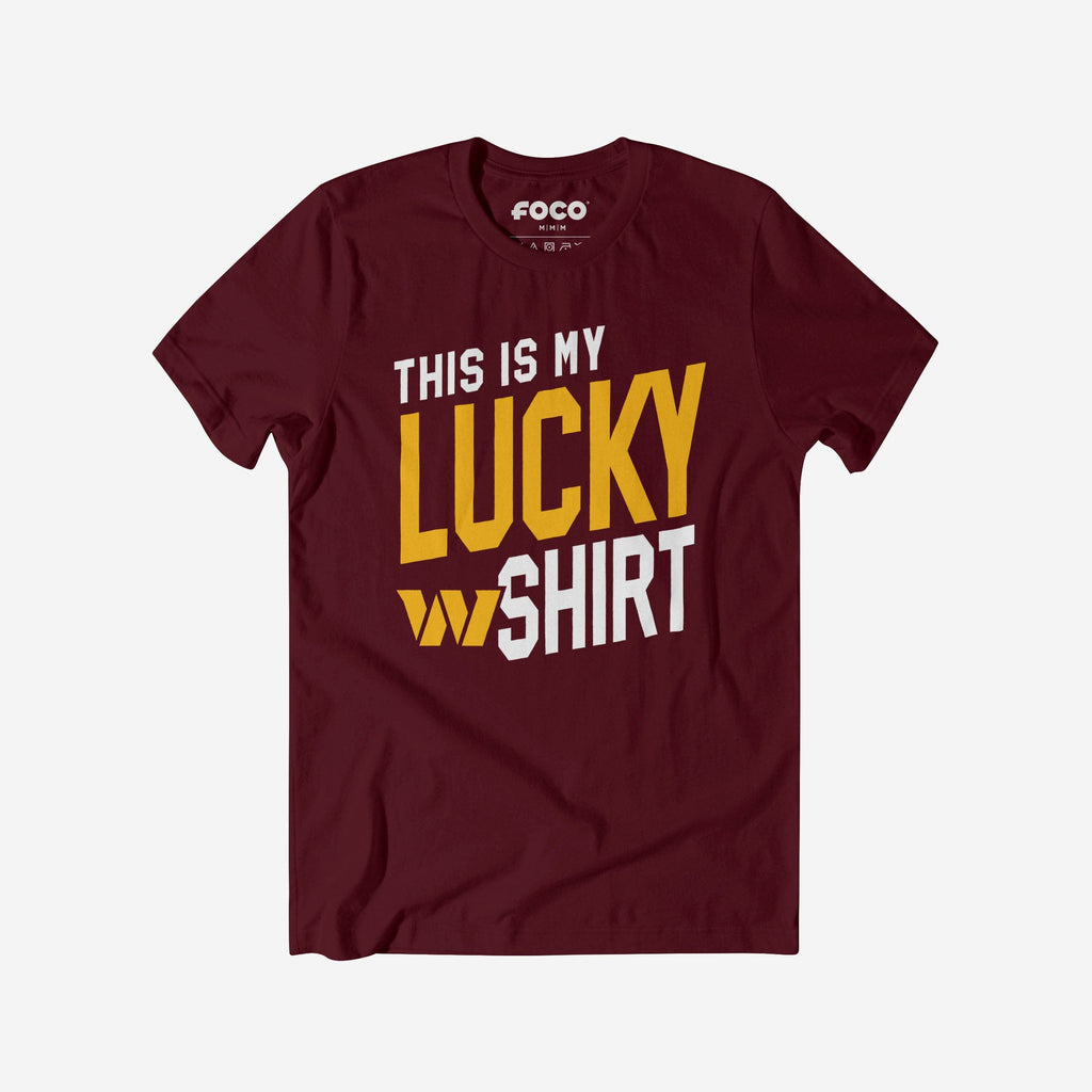 Washington Commanders This Is My Lucky T-Shirt FOCO S - FOCO.com