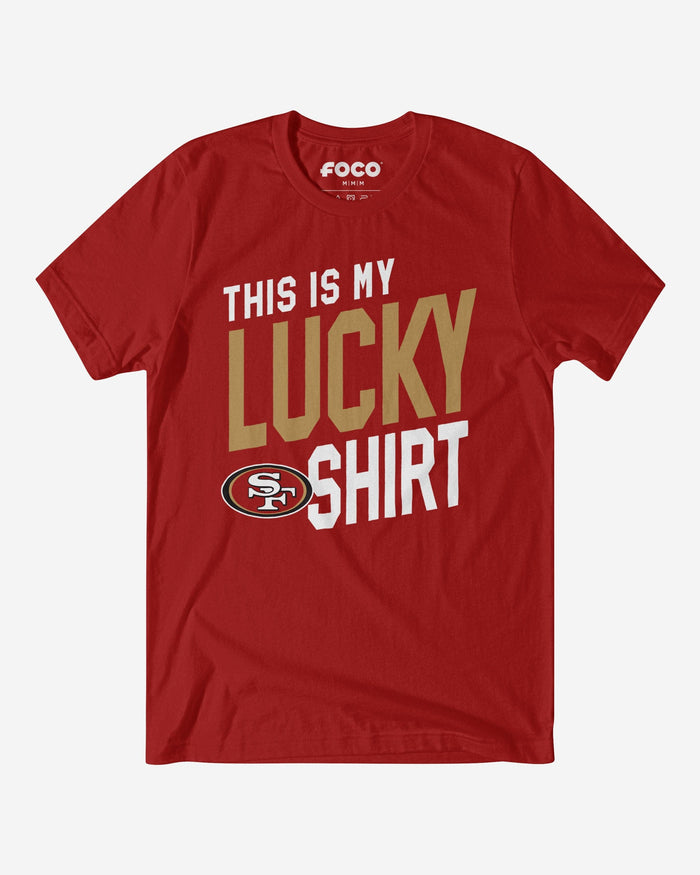 San Francisco 49ers This Is My Lucky T-Shirt FOCO S - FOCO.com