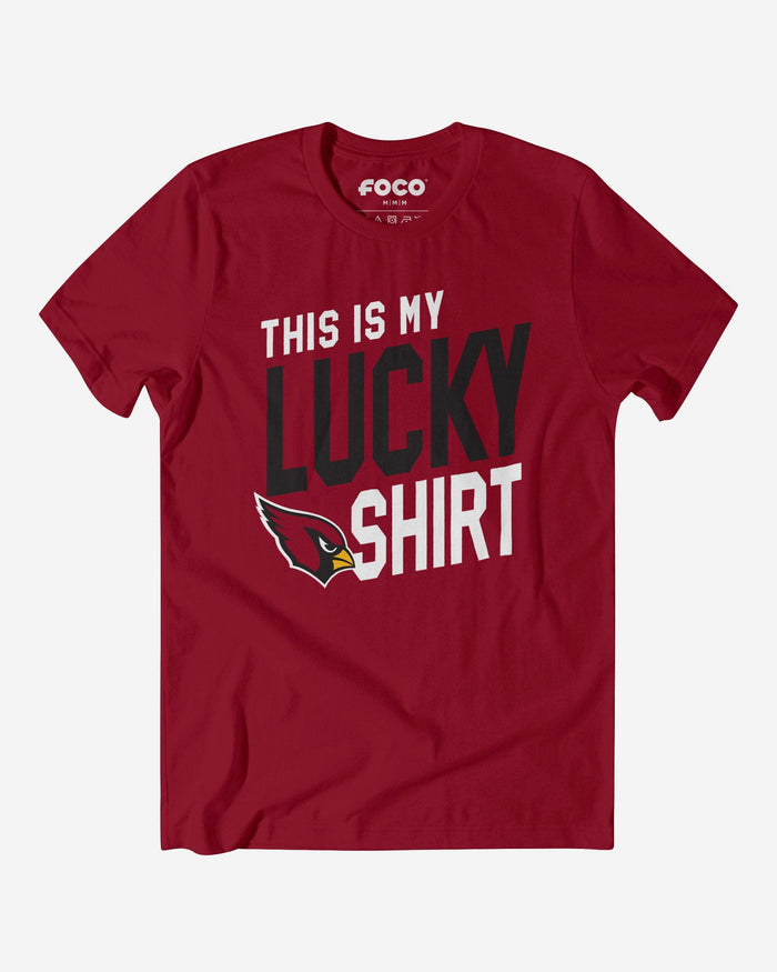 Arizona Cardinals This Is My Lucky T-Shirt FOCO S - FOCO.com