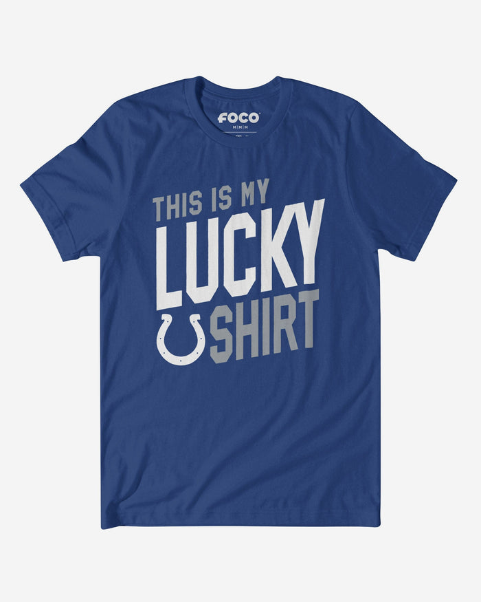 Indianapolis Colts This Is My Lucky T-Shirt FOCO S - FOCO.com