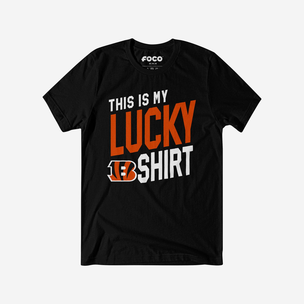 Cincinnati Bengals This Is My Lucky T-Shirt FOCO S - FOCO.com