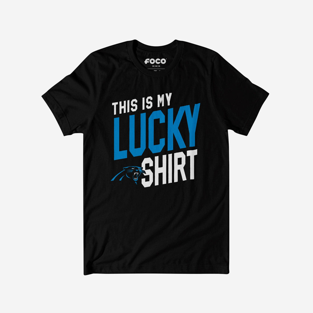 Carolina Panthers This Is My Lucky T-Shirt FOCO S - FOCO.com