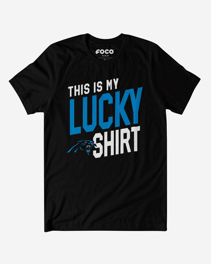 Carolina Panthers This Is My Lucky T-Shirt FOCO S - FOCO.com