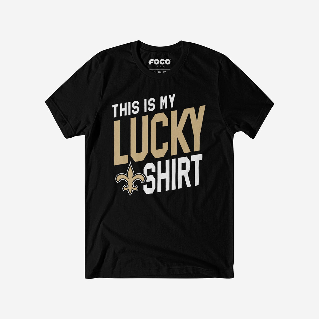New Orleans Saints This Is My Lucky T-Shirt FOCO S - FOCO.com