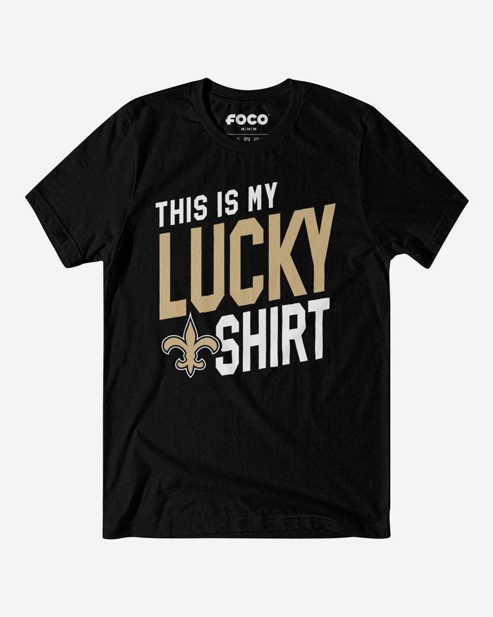 New Orleans Saints This Is My Lucky T-Shirt FOCO S - FOCO.com