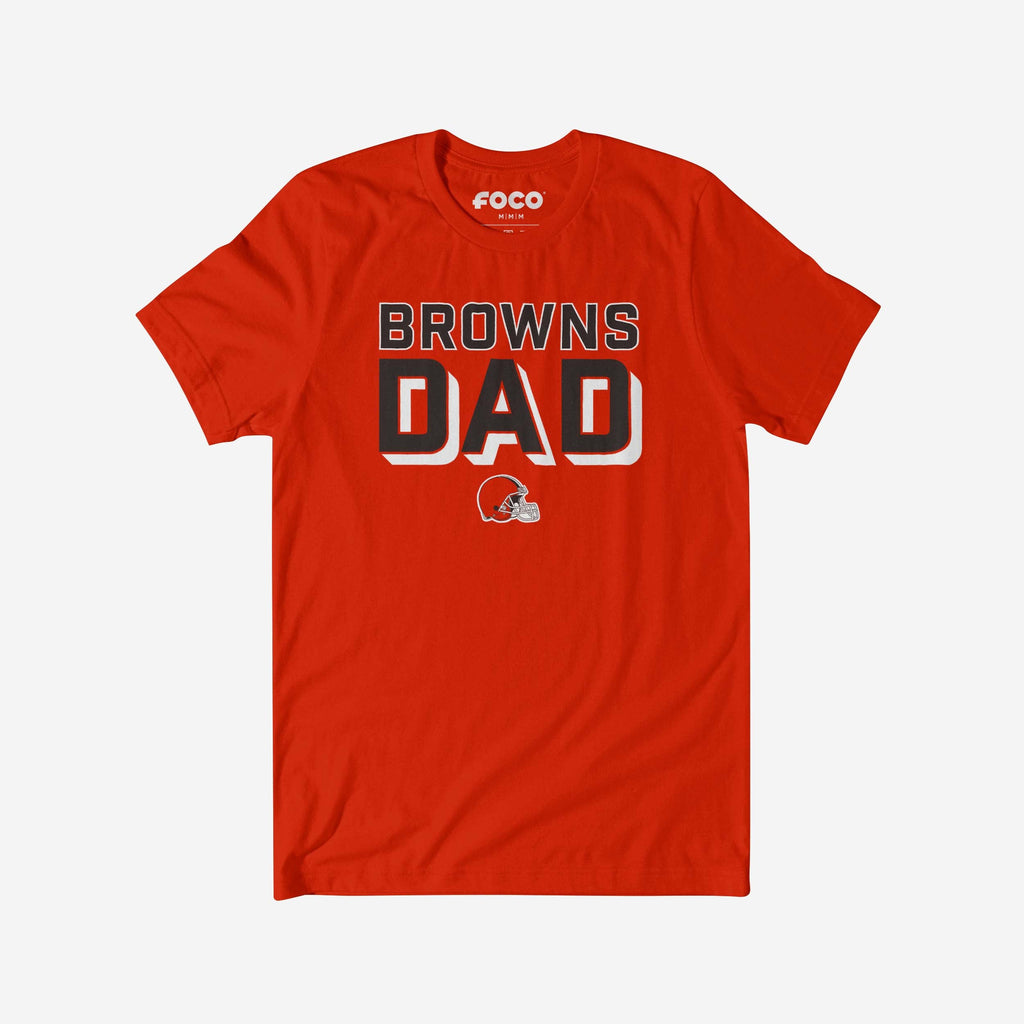 Cleveland Browns Team Dad T-Shirt FOCO S - FOCO.com