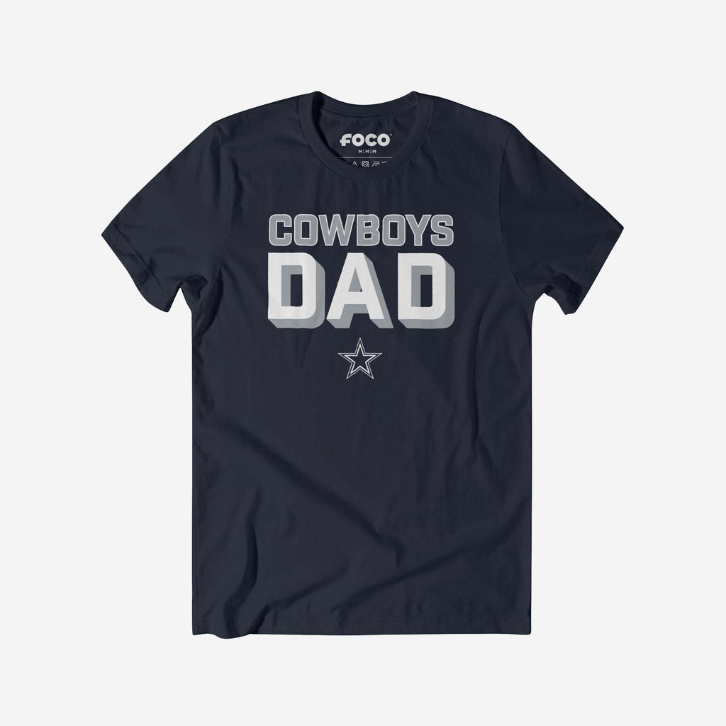 Dallas Cowboys Team Dad T-Shirt FOCO S - FOCO.com