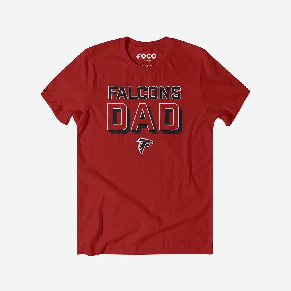 Atlanta Falcons Team Dad T-Shirt FOCO S - FOCO.com