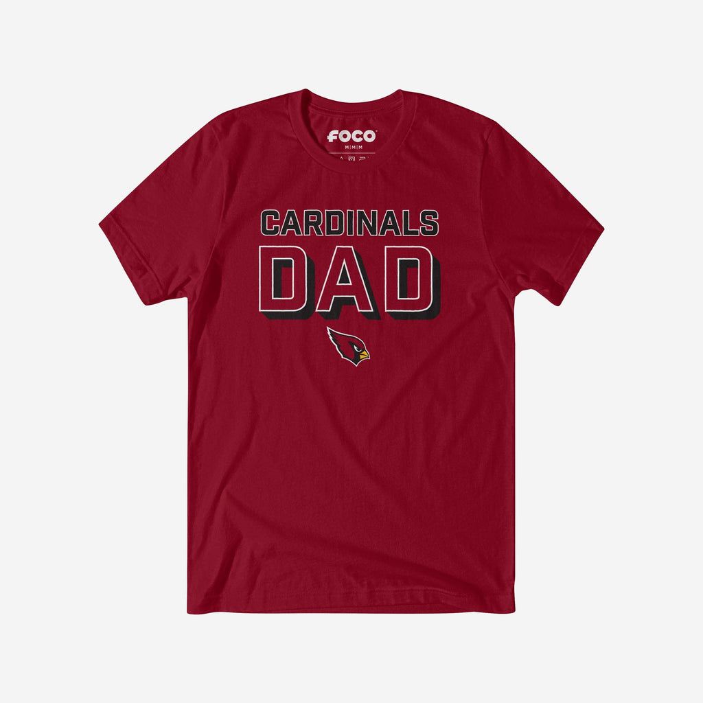 Arizona Cardinals Team Dad T-Shirt FOCO S - FOCO.com
