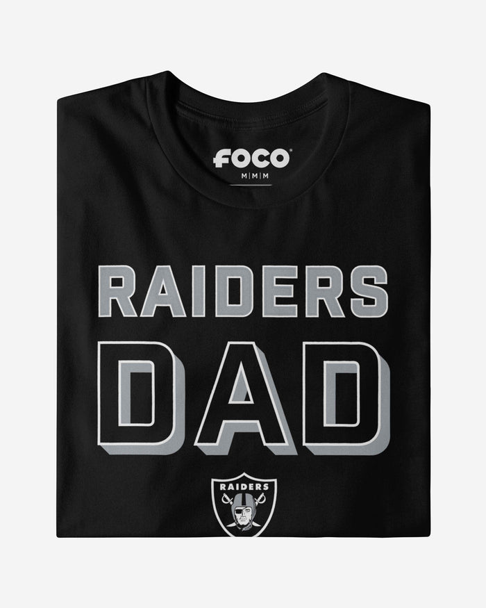 Las Vegas Raiders Team Dad T-Shirt FOCO